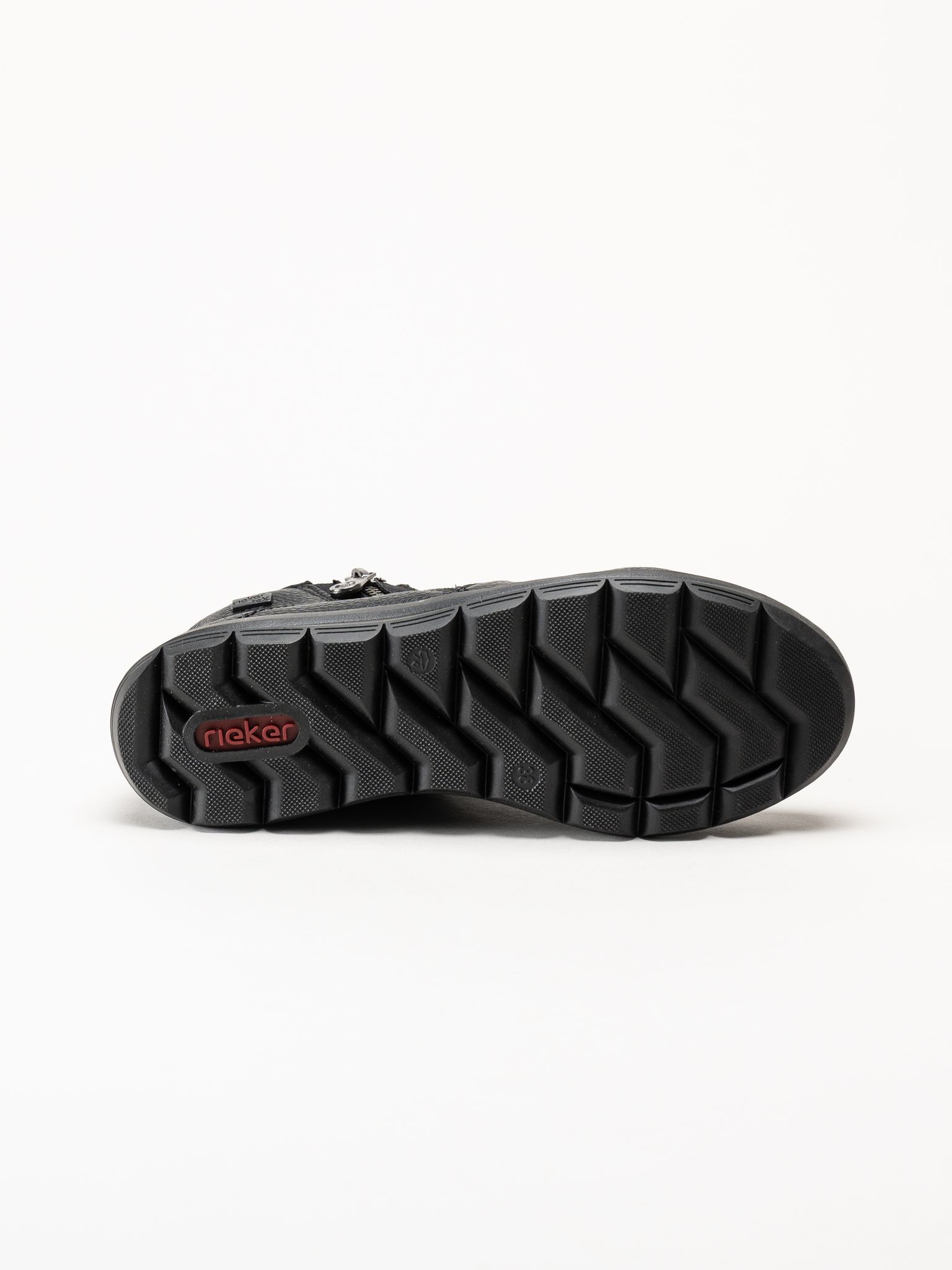 Rieker - Svarta fodrade boots