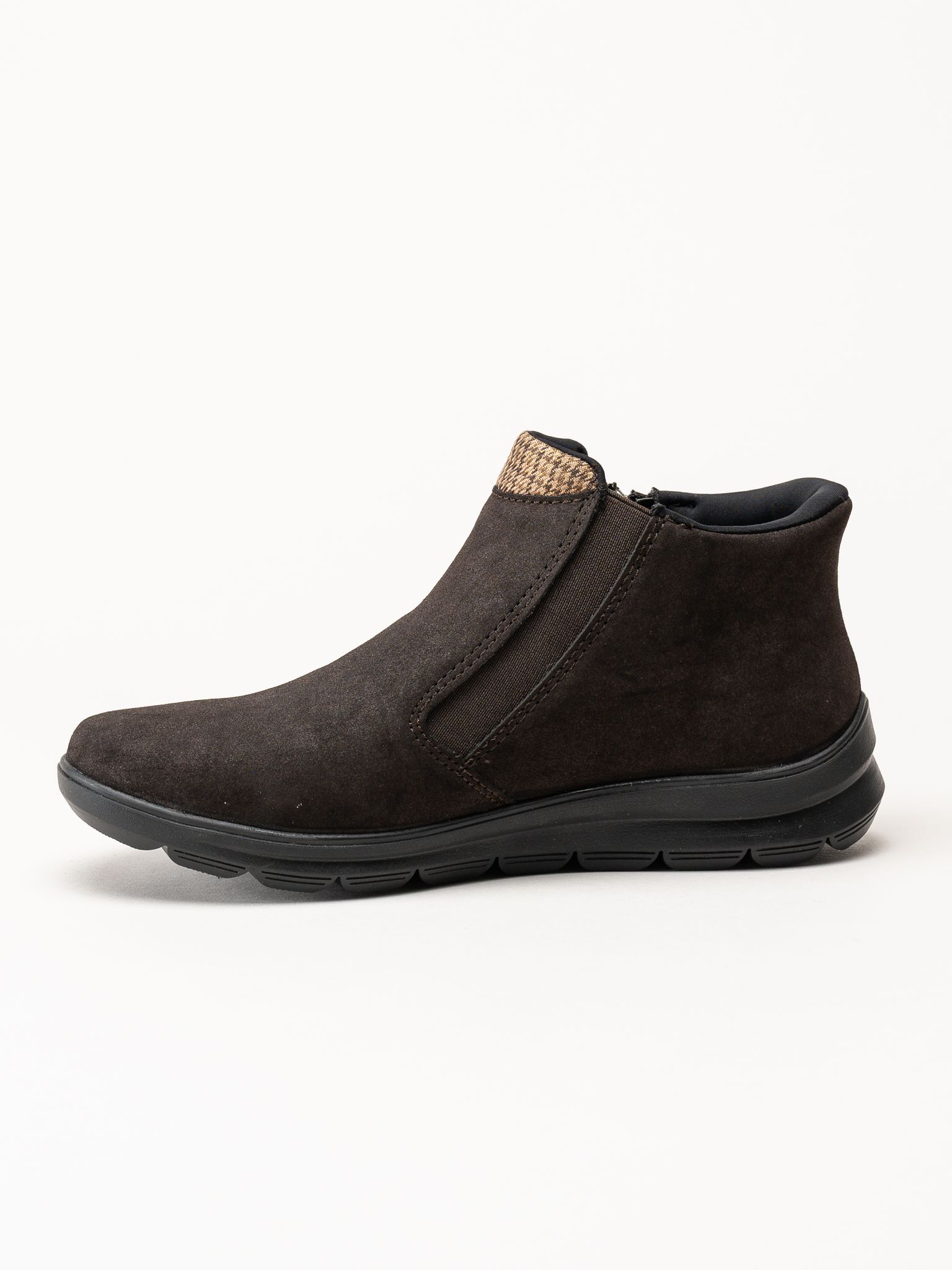 Rieker - Mörkbruna fodrade boots