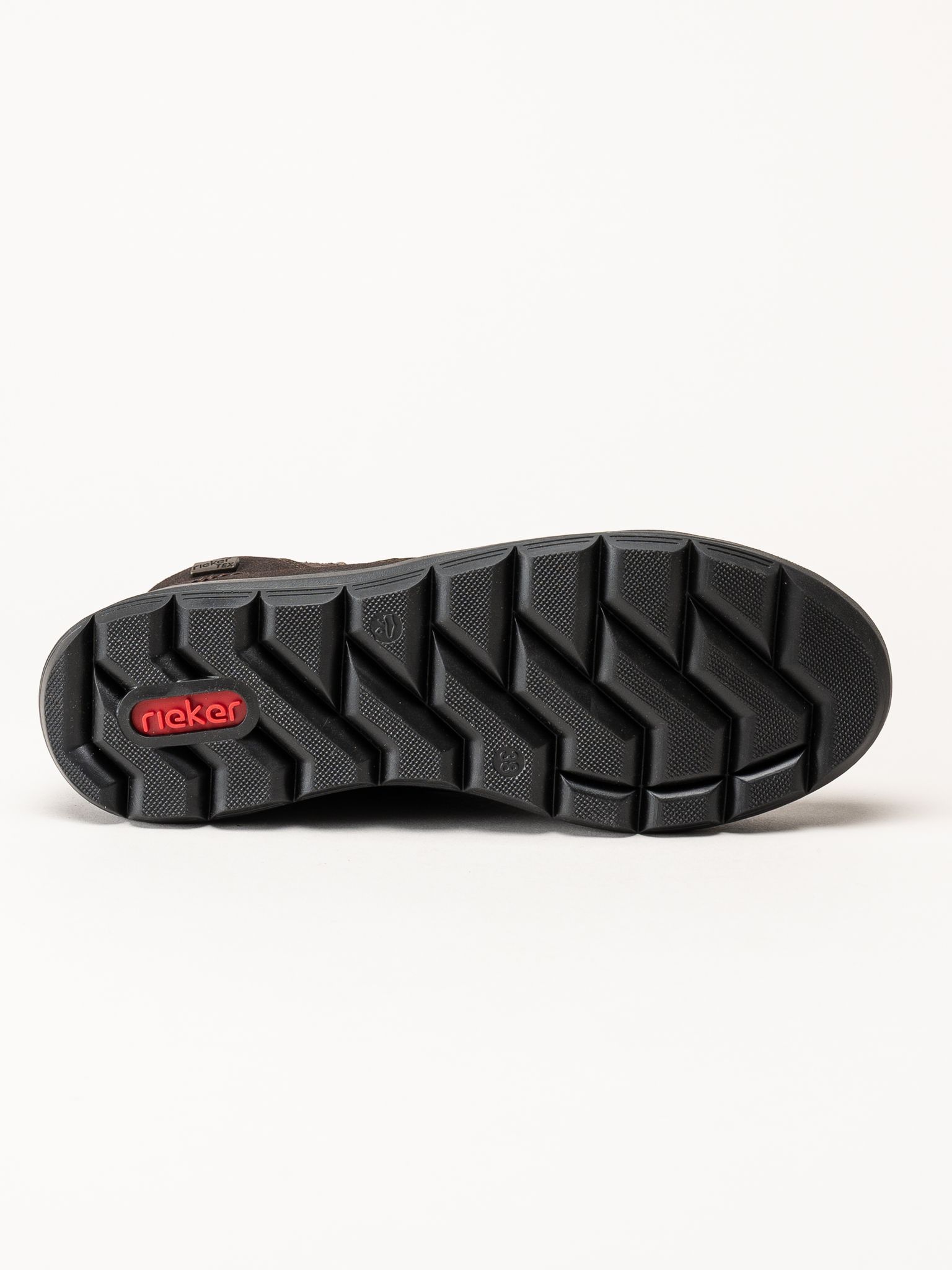 Rieker - Mörkbruna fodrade boots