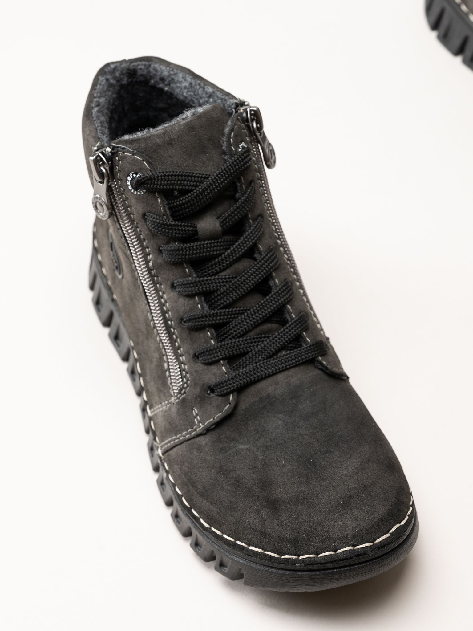 Rieker - Grå fodrade sneakers
