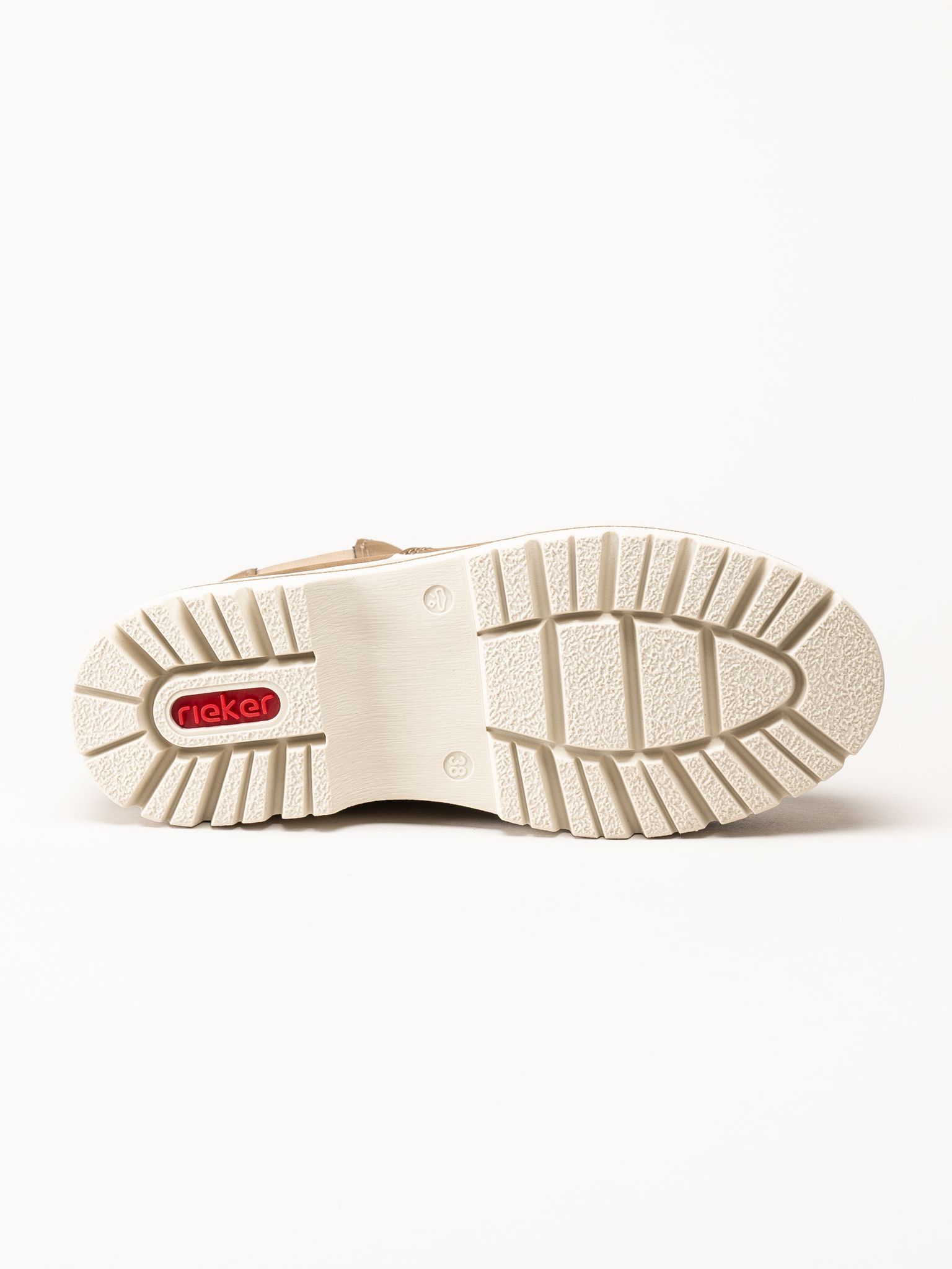 Rieker - Beige fodrade boots