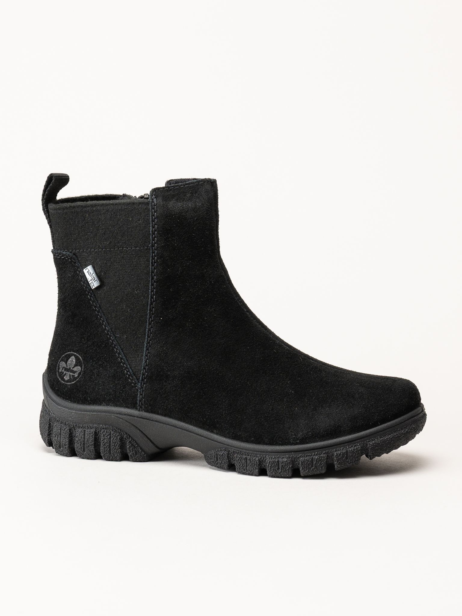 Rieker - Svarta fodrade boots