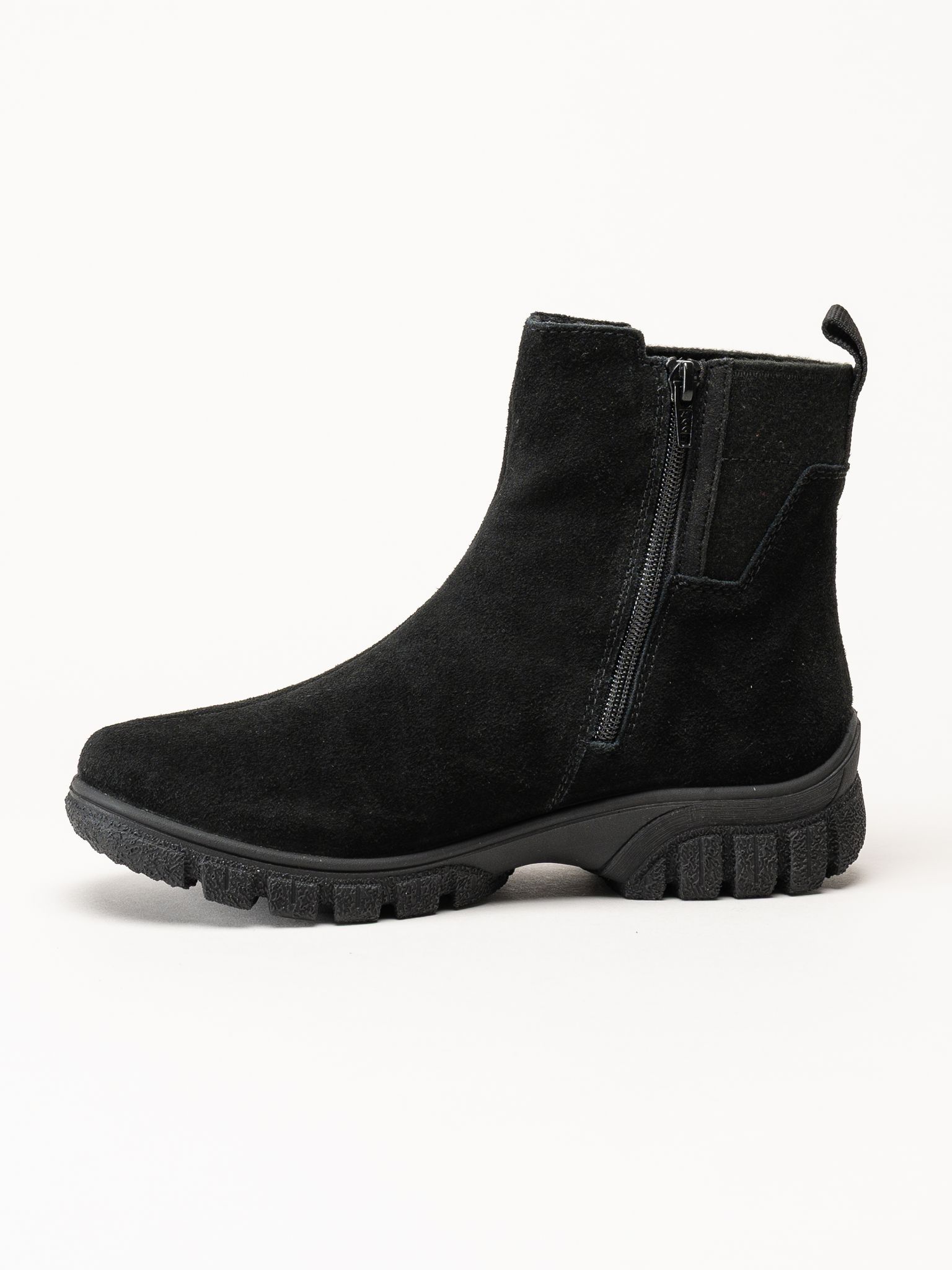 Rieker - Svarta fodrade boots