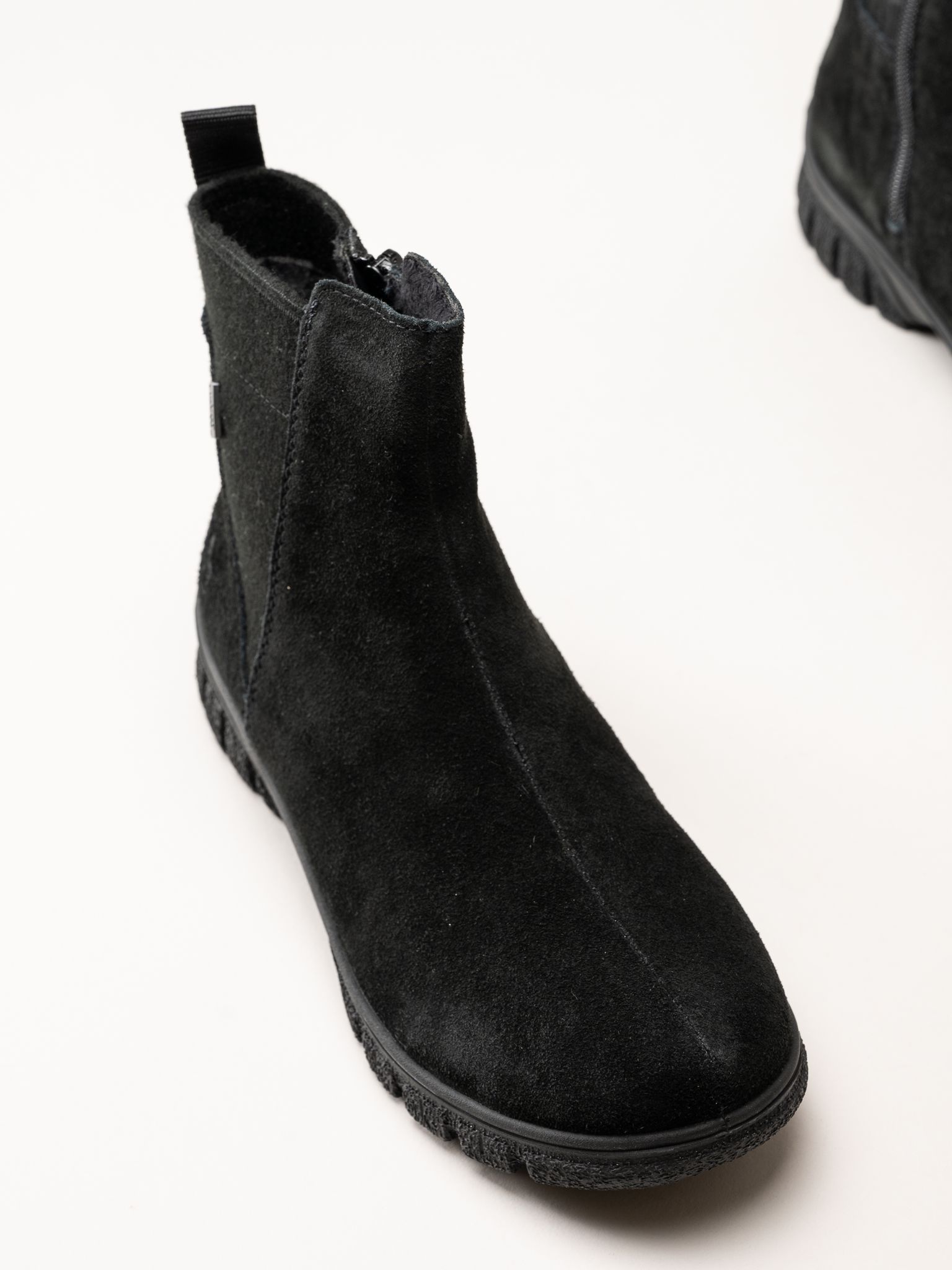Rieker - Svarta fodrade boots