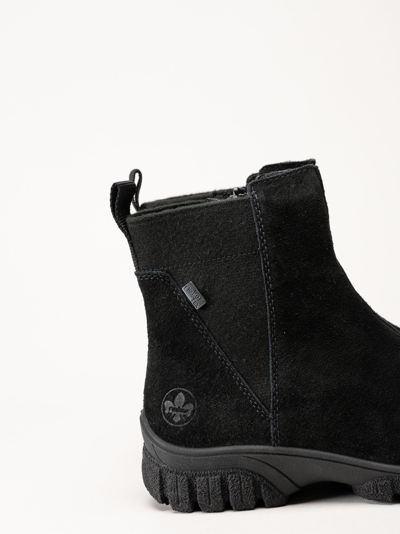 Rieker - Svarta fodrade boots