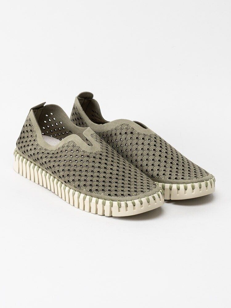Ilse Jacobsen - Tulip3275 - Gröna slip on skor