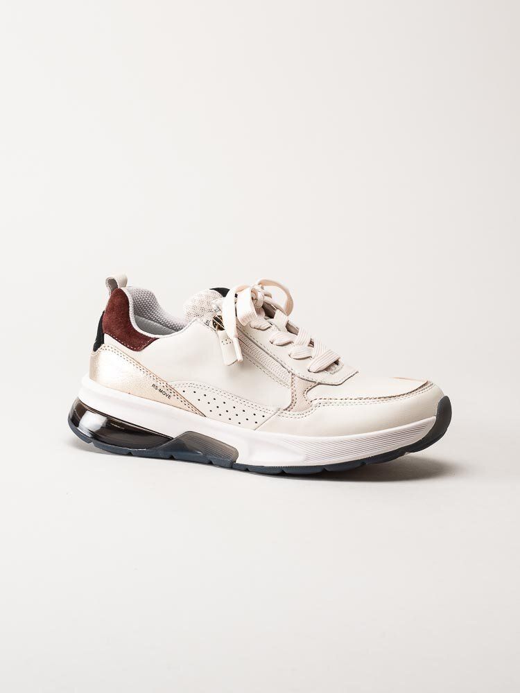 Rollingsoft - Off white promenadskor i skinn