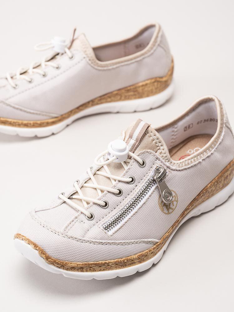 Rieker - Off white slip on sneakers