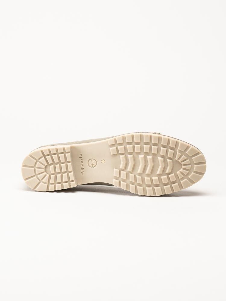 Tamaris - Gröna ballerinskor i nubuck