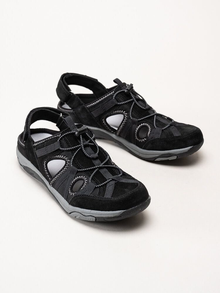 Free Spirit - Spirit Bryn - Svarta trekkingsandaler