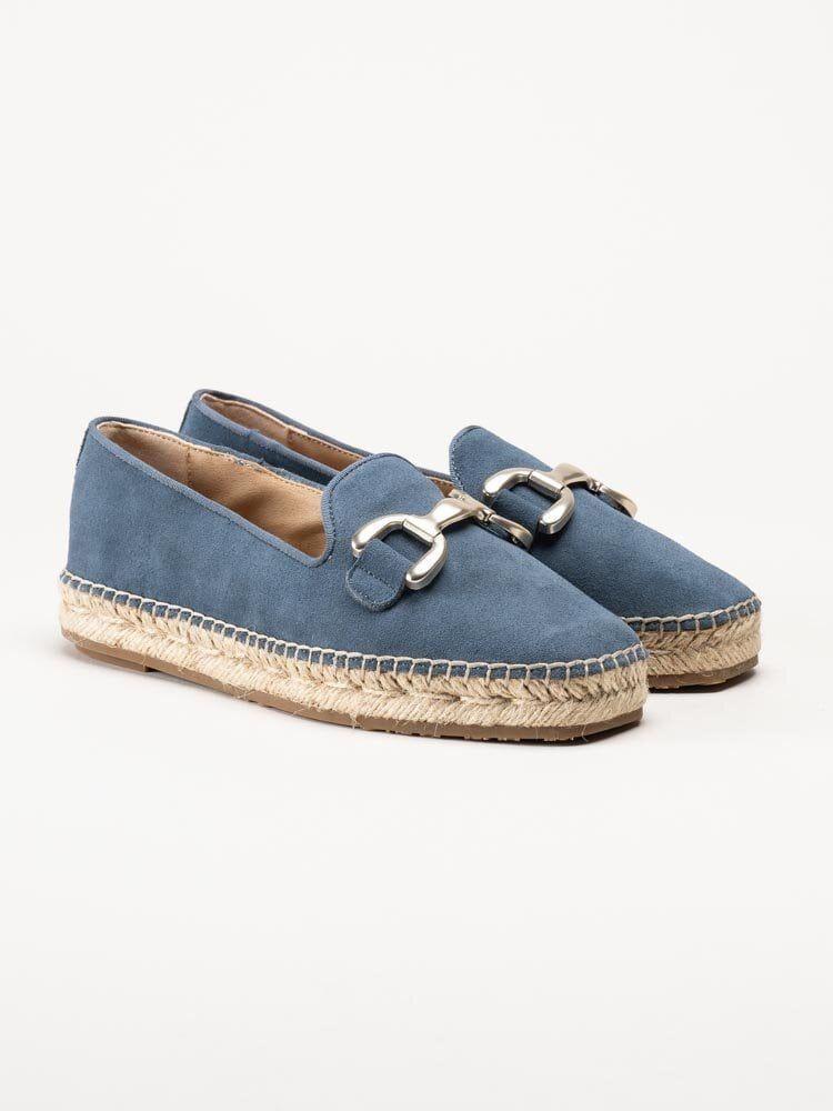 Philip Hog - Denise - Mörkblå espadrillos i mocka
