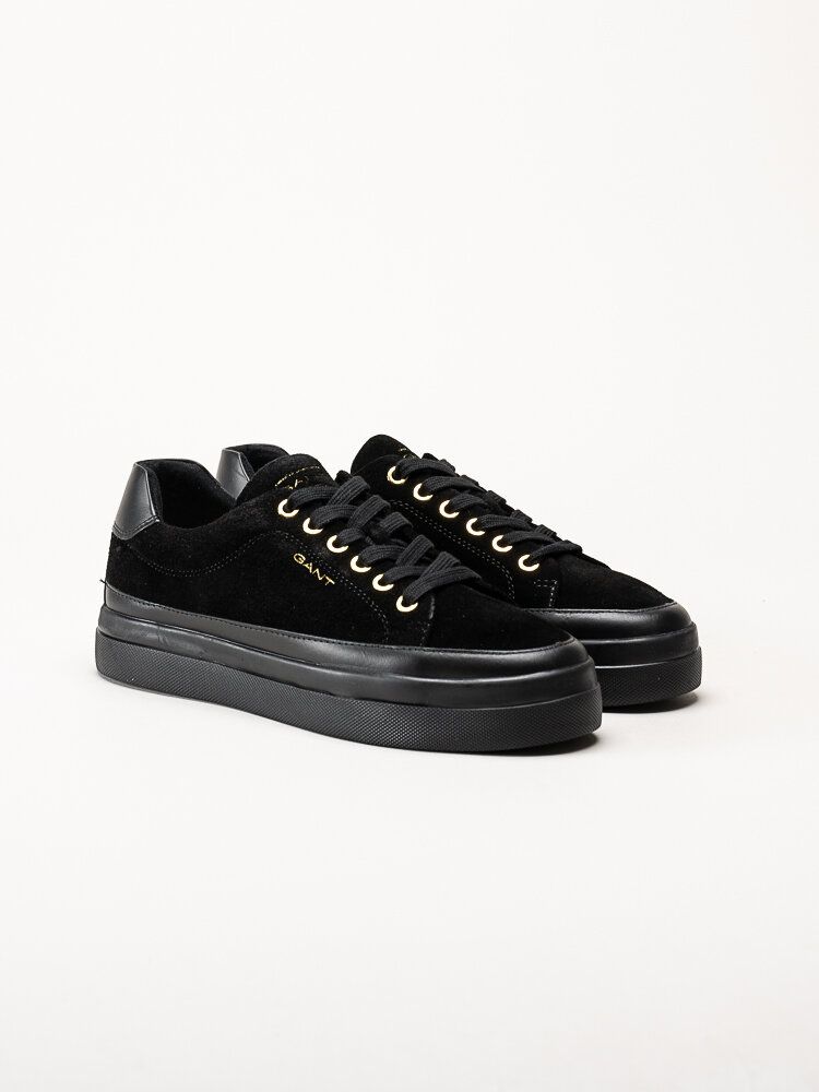 Gant Footwear - Avona Sneaker - Svarta sneakers i mocka