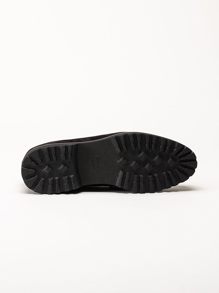 Sioux - Meredith - Svarta loafers i mocka