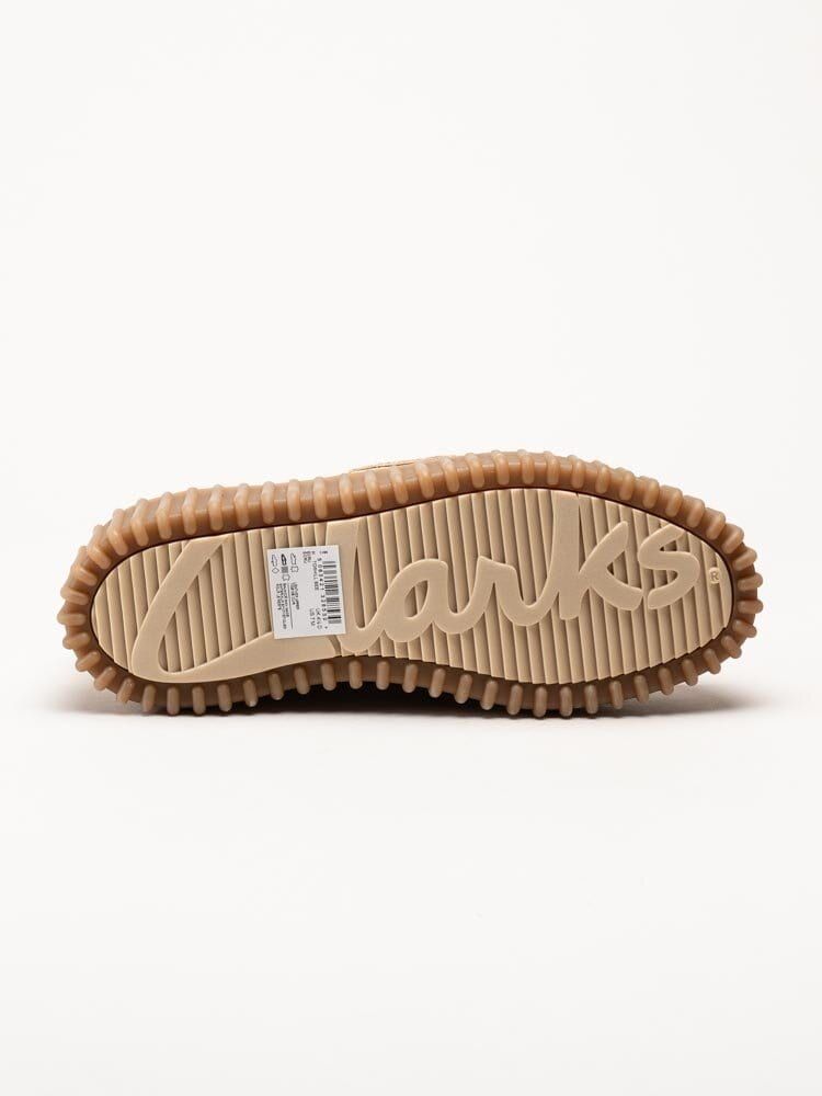 Torhill Bee D - Beige chunky snörskor i mocka