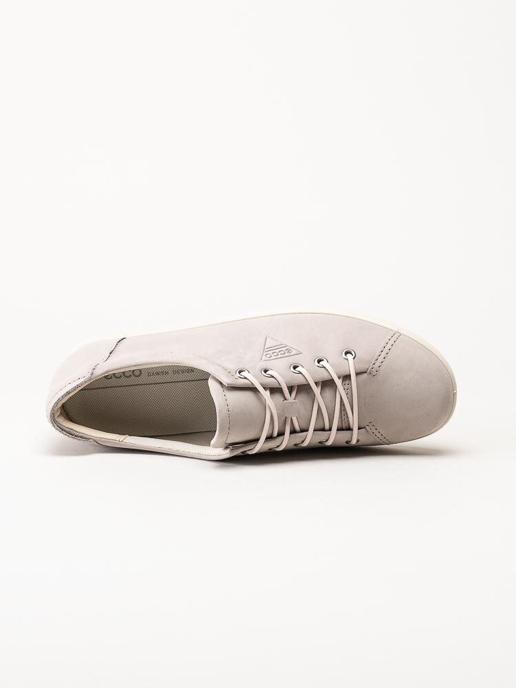 Ecco - Soft 2.0 Tie - Grå snörskor i nubuck