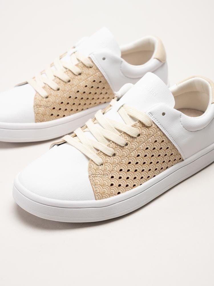 Ilse Jacobsen - All Day City Sneaker - Vita och beige sneakers