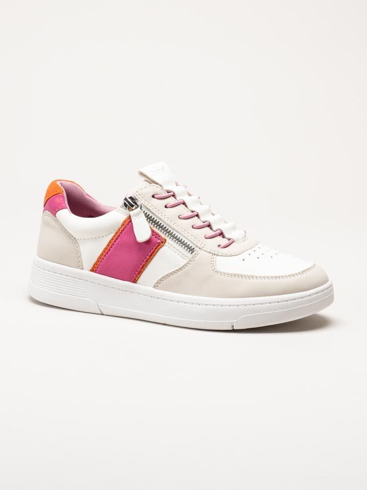 Jana - Vita multifärgade sneakers