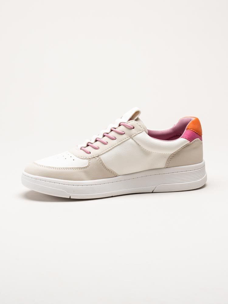 Jana - Vita multifärgade sneakers