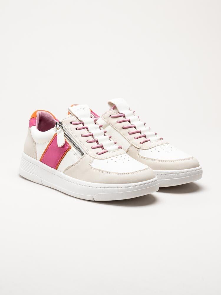Jana - Vita multifärgade sneakers