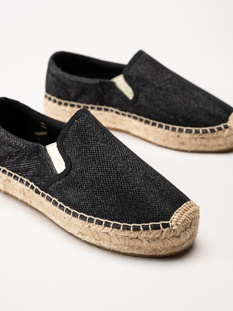 Replay - Lawton - Svarta slip on espadrillos
