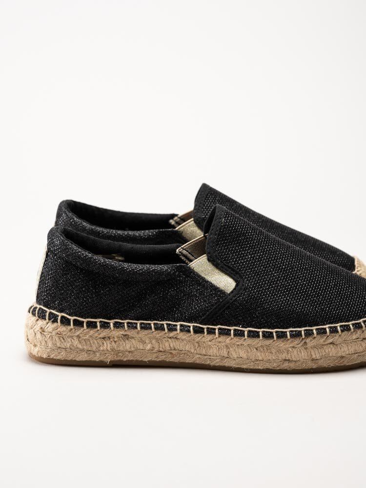 Replay - Lawton - Svarta slip on espadrillos