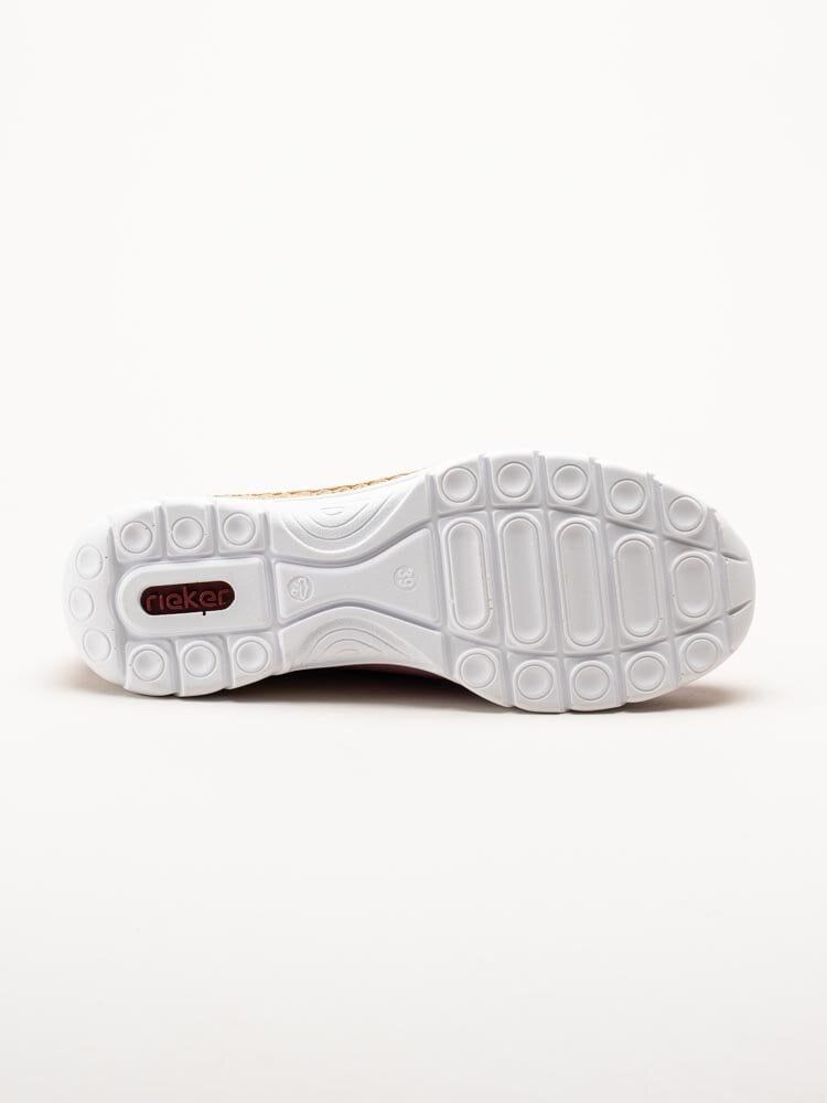 Rieker - Rosa sportiga slip on skor