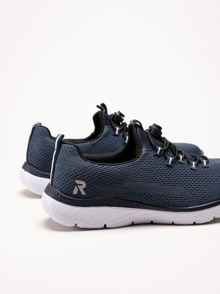 Rieker - Blå slip on promenadskor