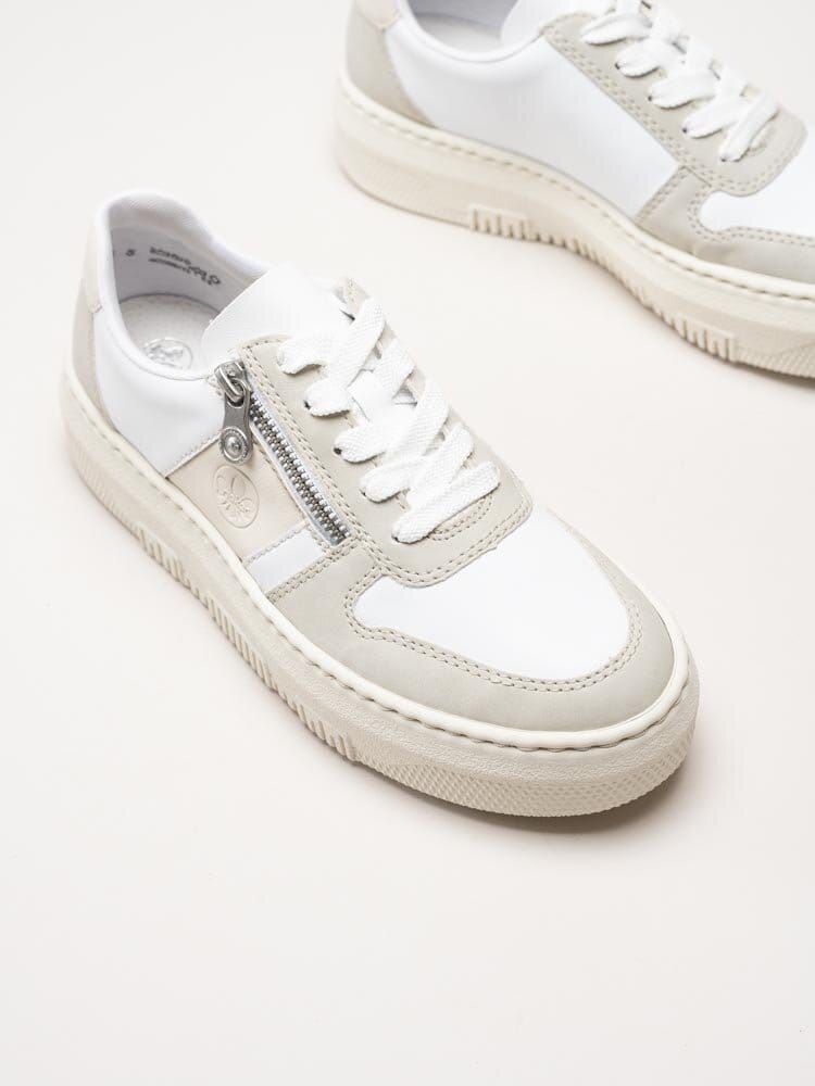 Rieker - Flerfärgad vita platåsneakers