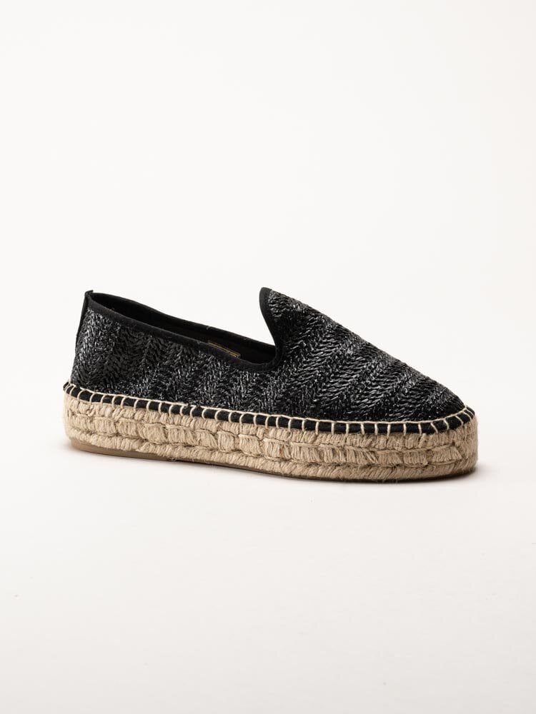 Alberville - Vida Tarifa Copete - Svarta espadrillos