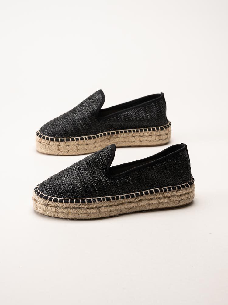 Alberville - Vida Tarifa Copete - Svarta espadrillos