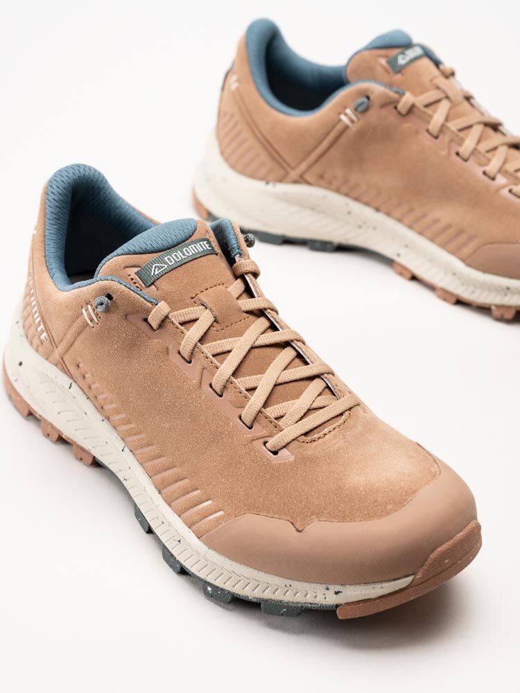 Dolomite - Carezza leather Wms - Ljusrosa vandringsskor i mocka
