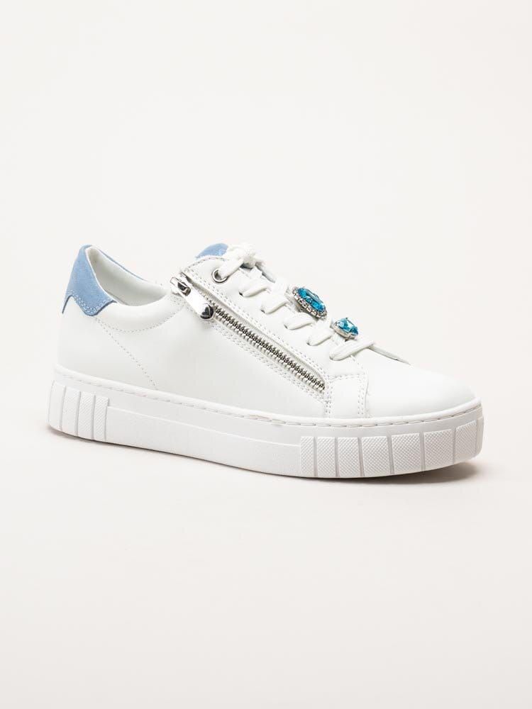 Marco Tozzi - Vita sneakers i skinnimitation