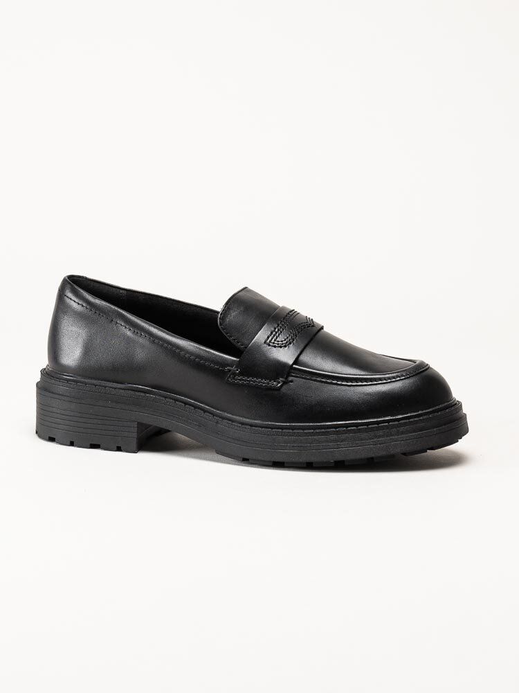 Clarks - Orinoco3 Edge - Svarta loafers i skinn