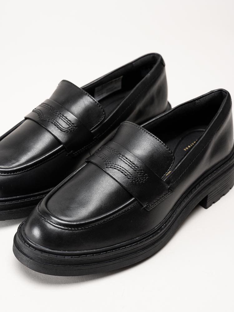 Clarks - Orinoco3 Edge - Svarta loafers i skinn