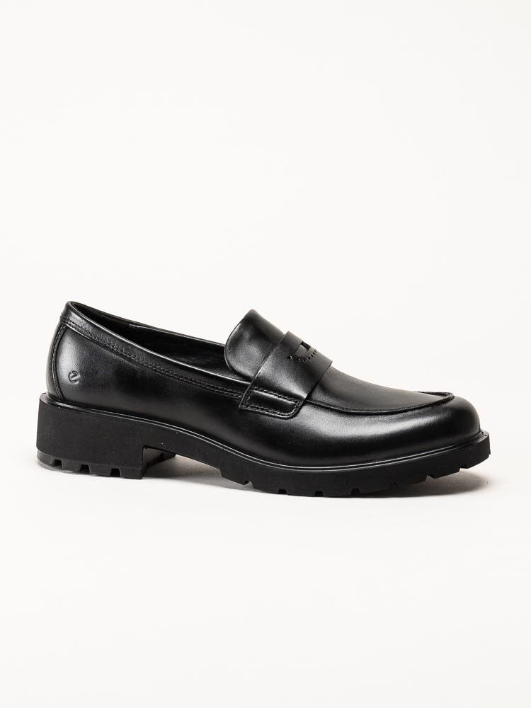 Ecco - Metropole Vienna Loafer - Svarta klassiska loafers i skinn