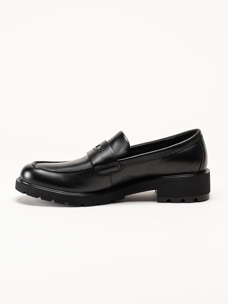 Ecco - Metropole Vienna Loafer - Svarta klassiska loafers i skinn