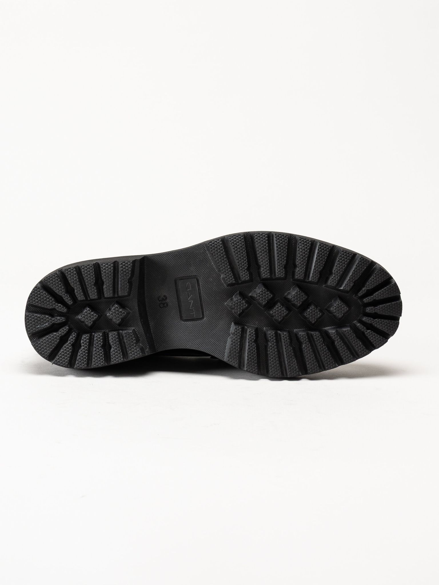 Gant Footwear - Ivyhill Low Lace Shoe - Svarta loafers i skinn