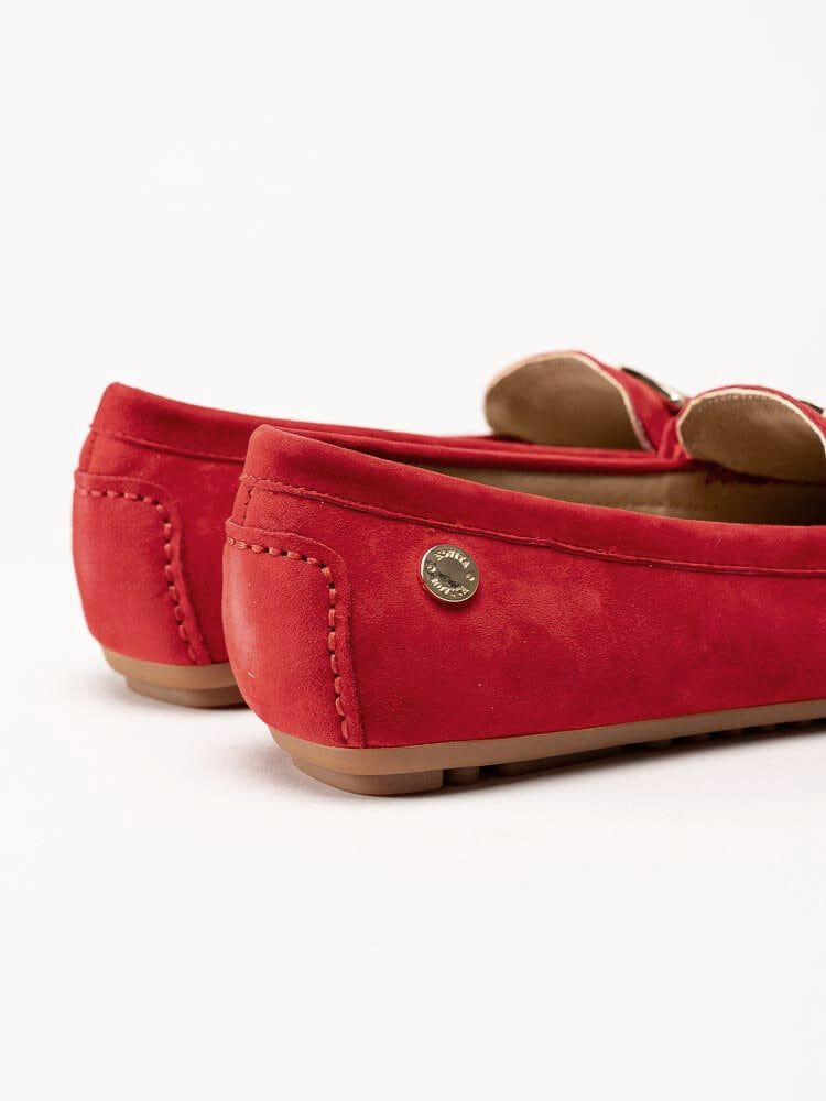 Novita - Parma - Röda loafers i mocka
