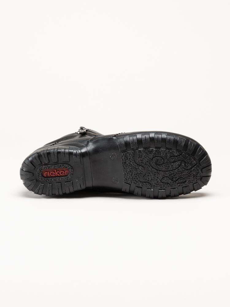 Rieker - Svarta fodrade boots