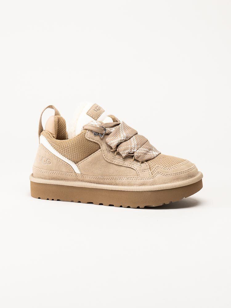 UGG - W Lowmel - Beige ullfodrade sneakers