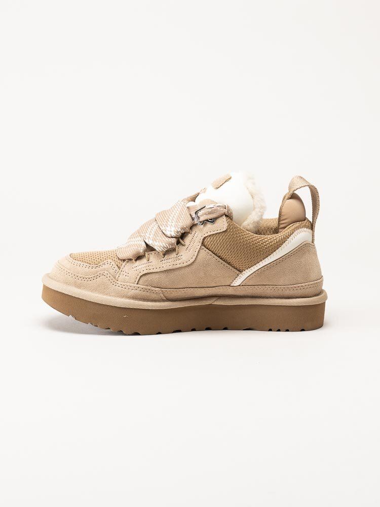 UGG - W Lowmel - Beige ullfodrade sneakers