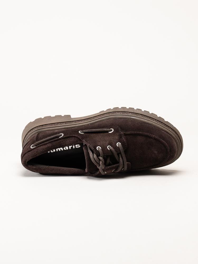 Tamaris - Bruna Moc Toe seglarskor i mocka