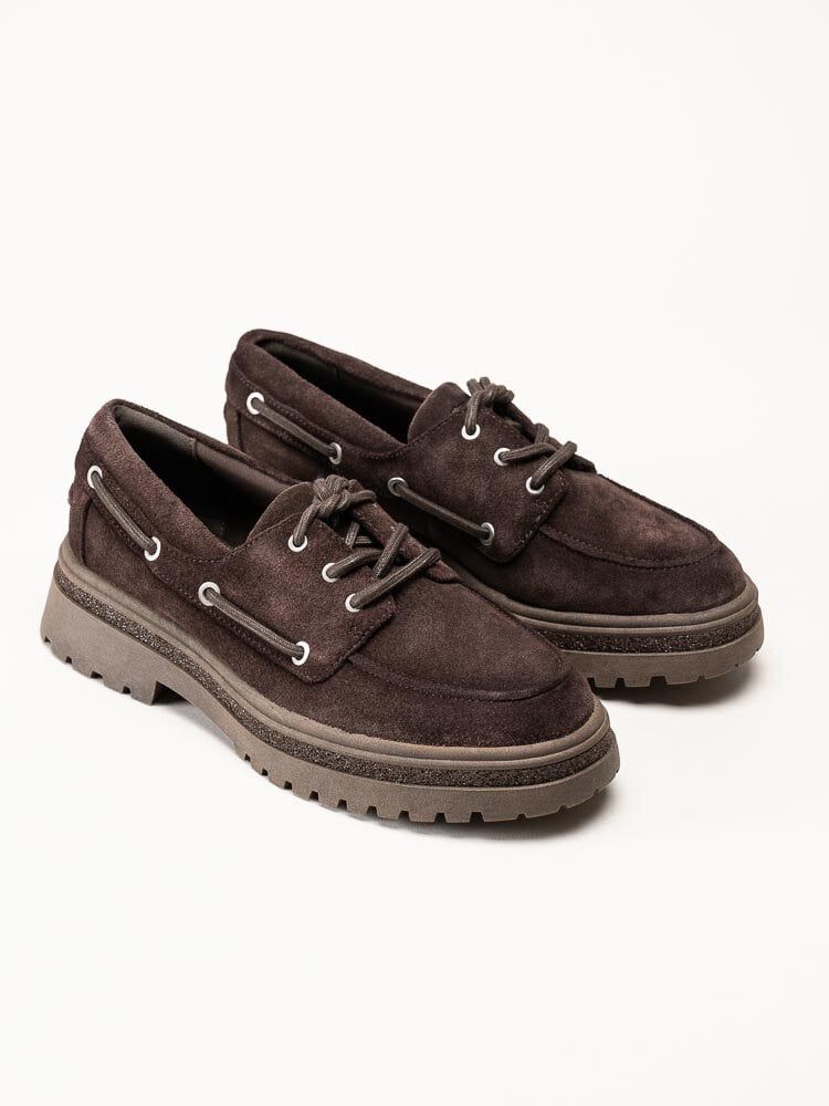 Tamaris - Bruna Moc Toe seglarskor i mocka