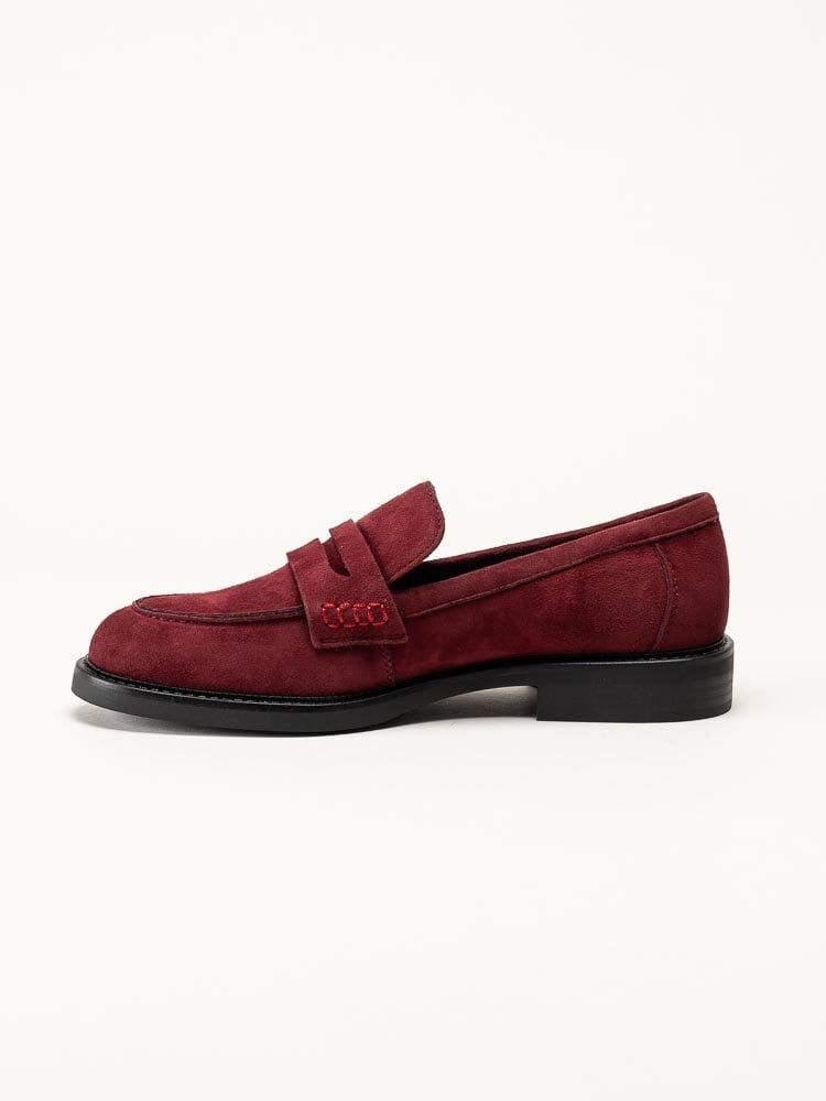 Marco Tozzi - Röda loafers i mocka