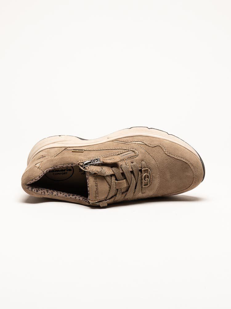 Tamaris Comfort - Bruna sneakers i mocka