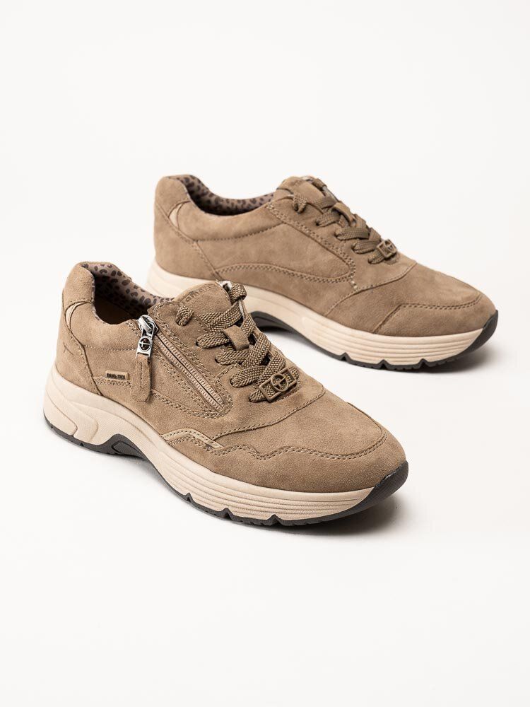 Tamaris Comfort - Bruna sneakers i mocka