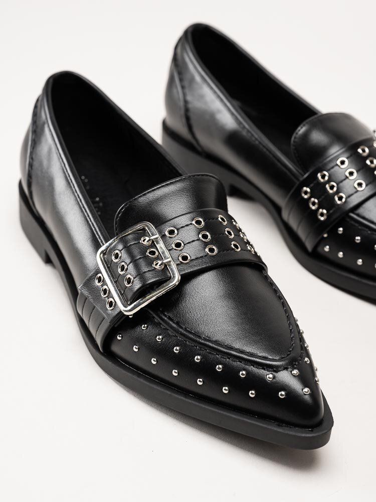 Duffy - Fulgatore Otto - Svarta loafer med dekornitar