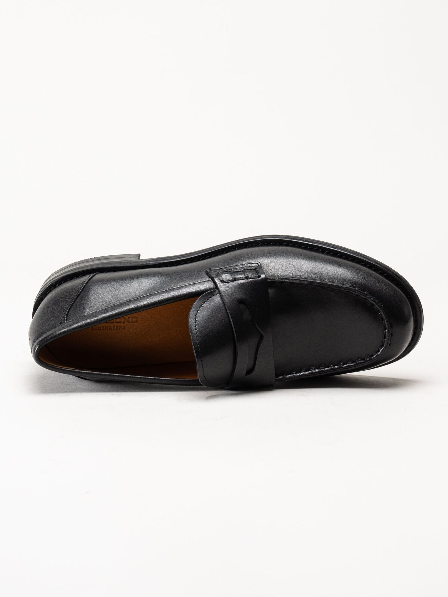 Vagabond - Linn - Svarta loafers i skinn