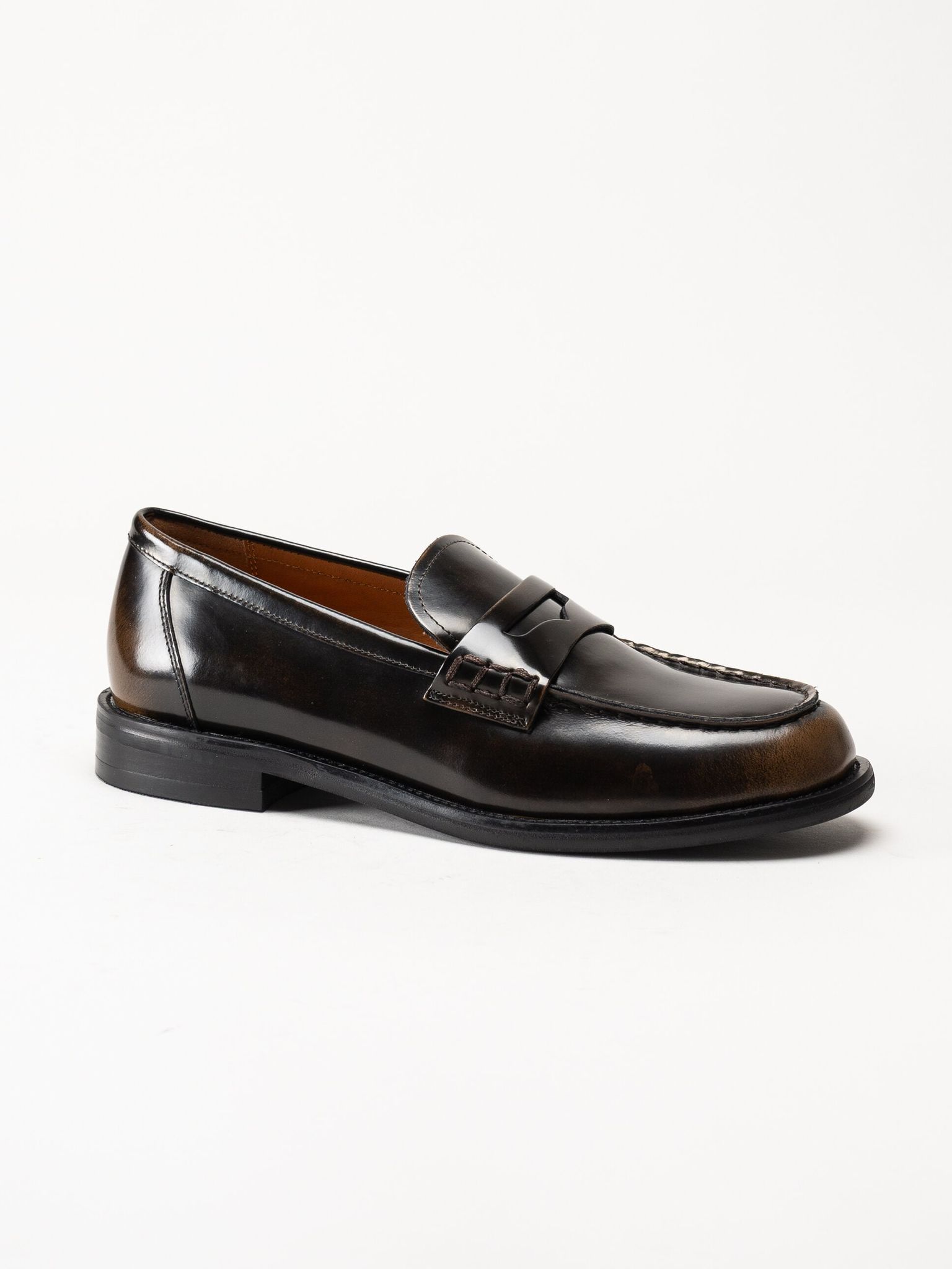 Vagabond - Linn - Bruna loafers i polido