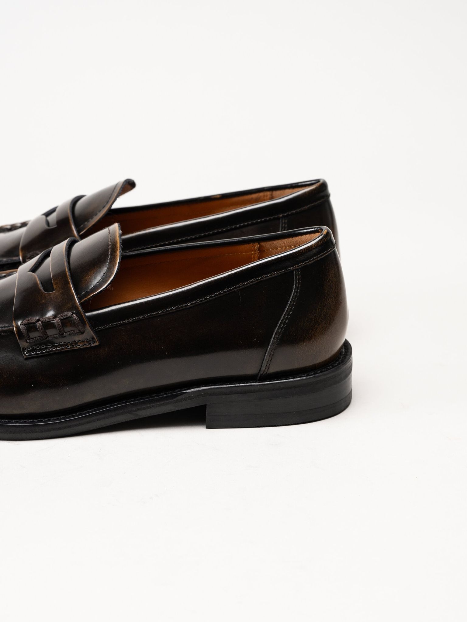 Vagabond - Linn - Bruna loafers i polido